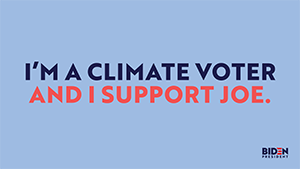 Joe Biden to protect our climate