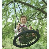 Kids on Round Swing